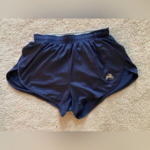 Navy tracksmith twilight split shorts size XS